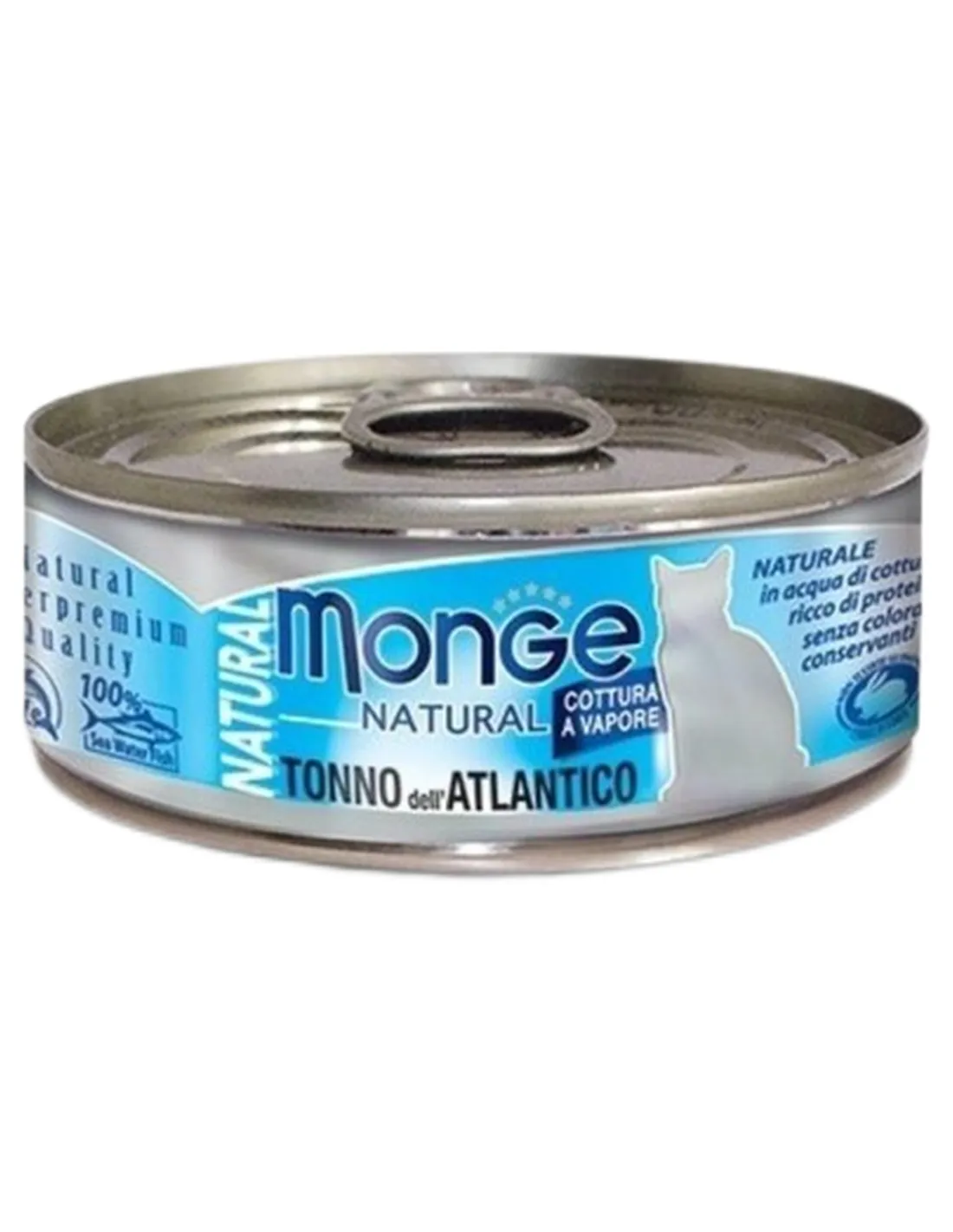 Monge gatto natural tonno dell'atlantico 80 gr  