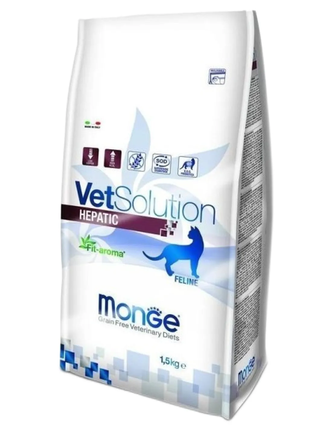 Monge vetsolution gatto hepatic 1,5 kg  