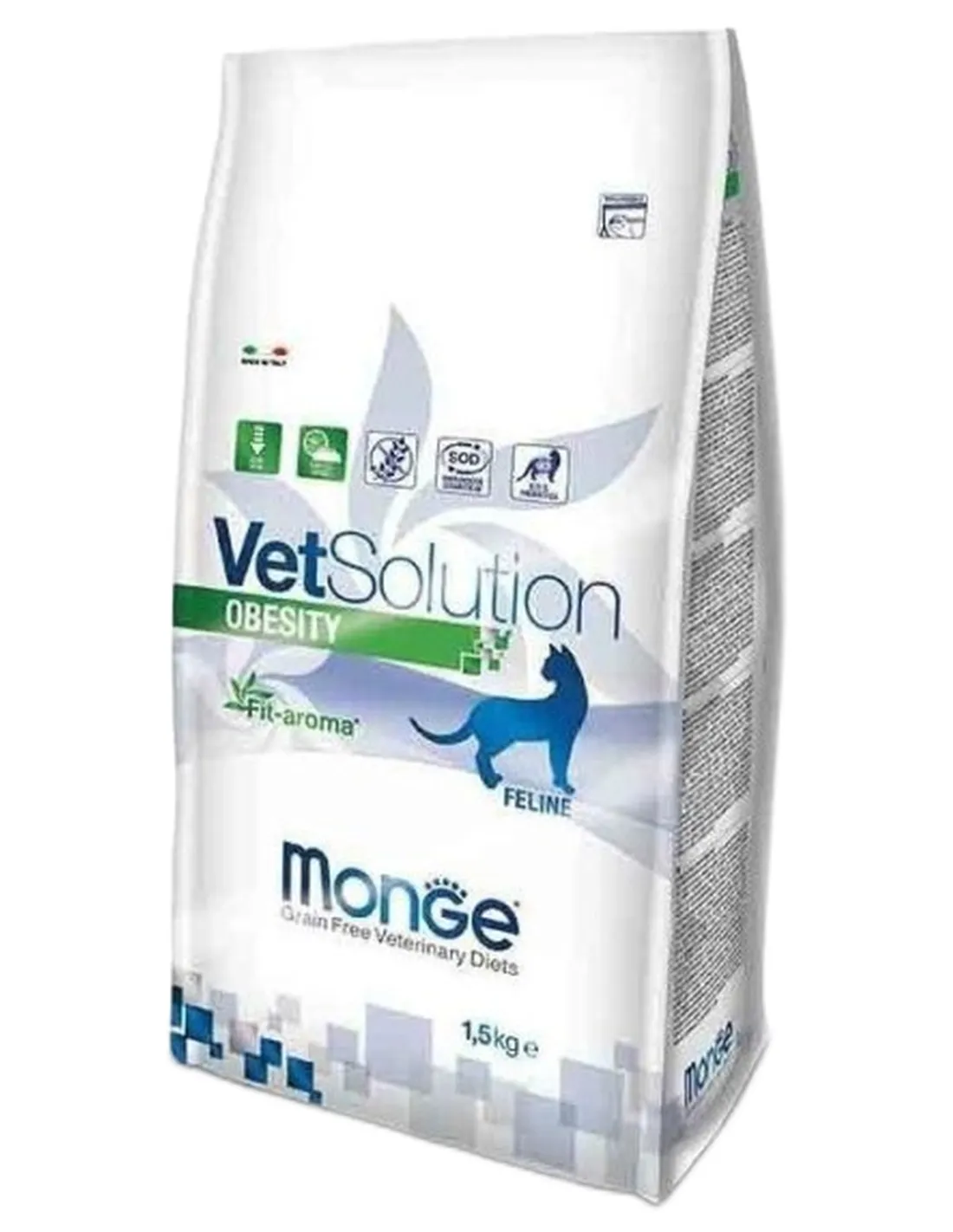 Monge vetsolution gatto obesity 1,5 kg  