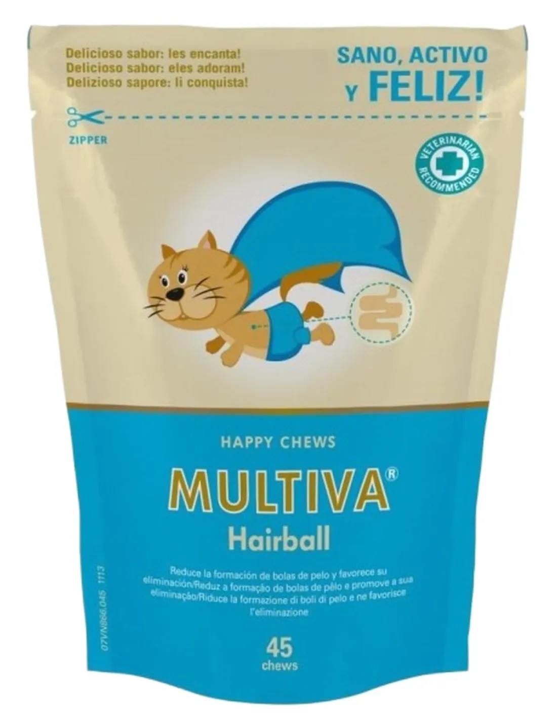 VetNova Multiva hairball 45 chews  