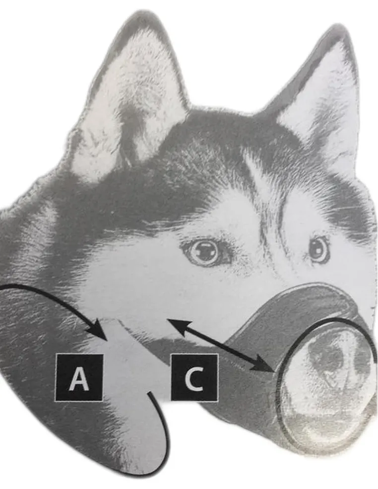 Ferplast muzzle net museruola nera extra large