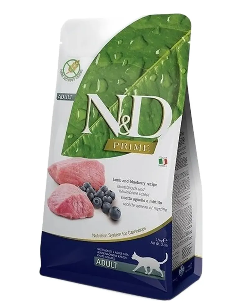 Farmina ned prime gatto agnello e mirtillo 5 kg  