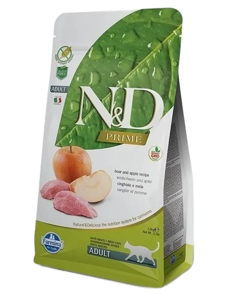 Farmina ned prime gatto cinghiale e mela 1,5 kg  
