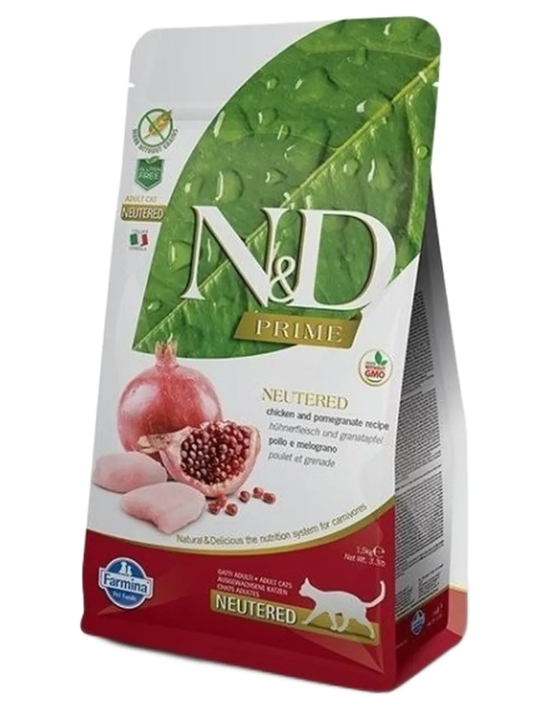 Farmina ned prime gatto neutered pollo melograno 1,5 kg   Farmina ned prime gatto neutered pollo melograno 1,5 kg