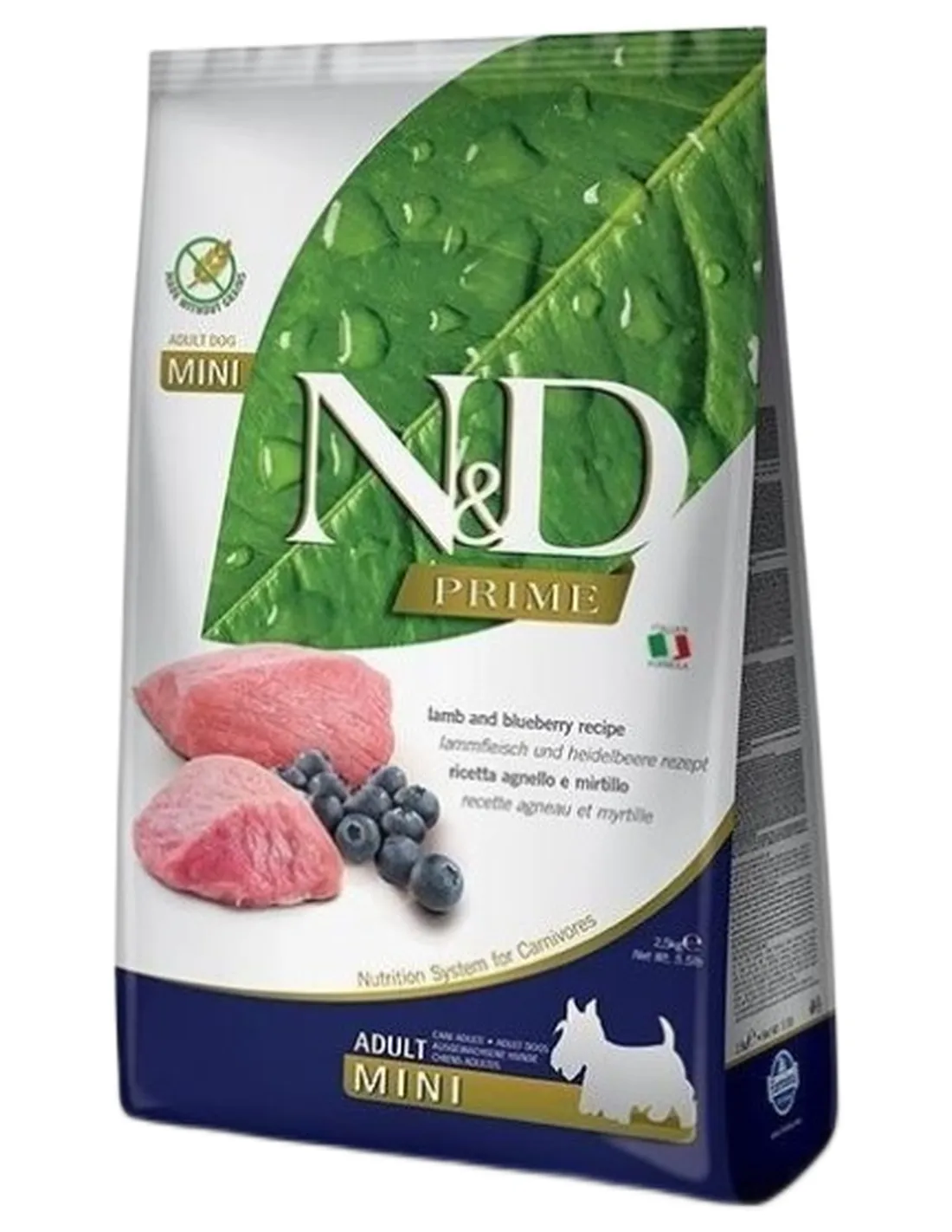 Farmina ned prime cane adult mini agnello e mirtillo 2,5 kg  