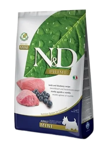 Farmina ned prime cane adult mini agnello e mirtillo 800 gr  
