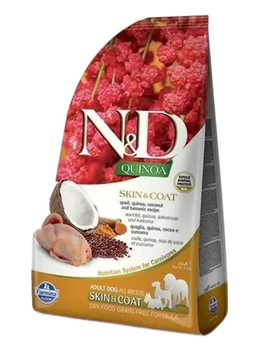 Farmina ned quinoa cane skinecoat quaglia 7 kg