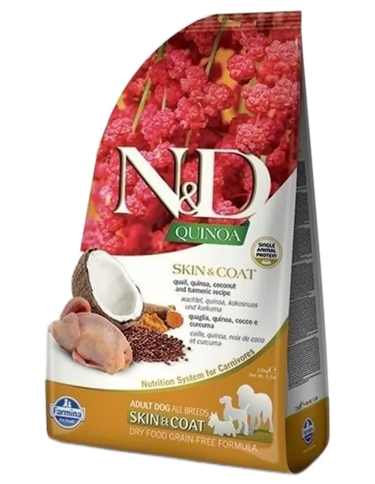 Farmina ned quinoa cane skinecoat quaglia 7 kg  