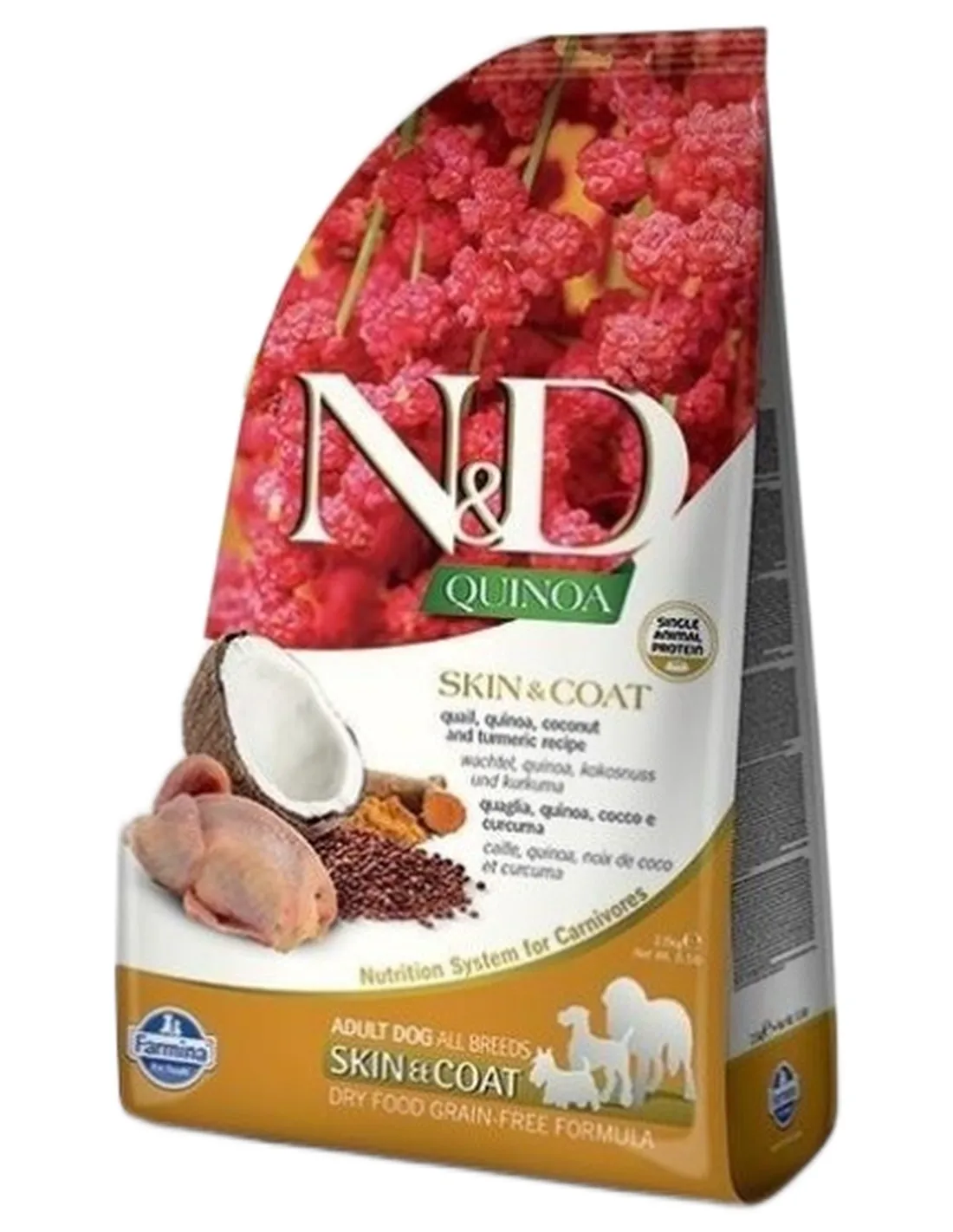 Farmina ned quinoa cane skinecoat quaglia 7 kg   Farmina ned quinoa cane skinecoat quaglia 7 kg