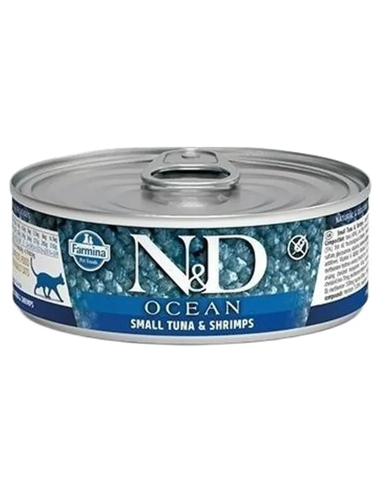 Farmina ned ocean gatto tonno e gamberetto 70 gr  