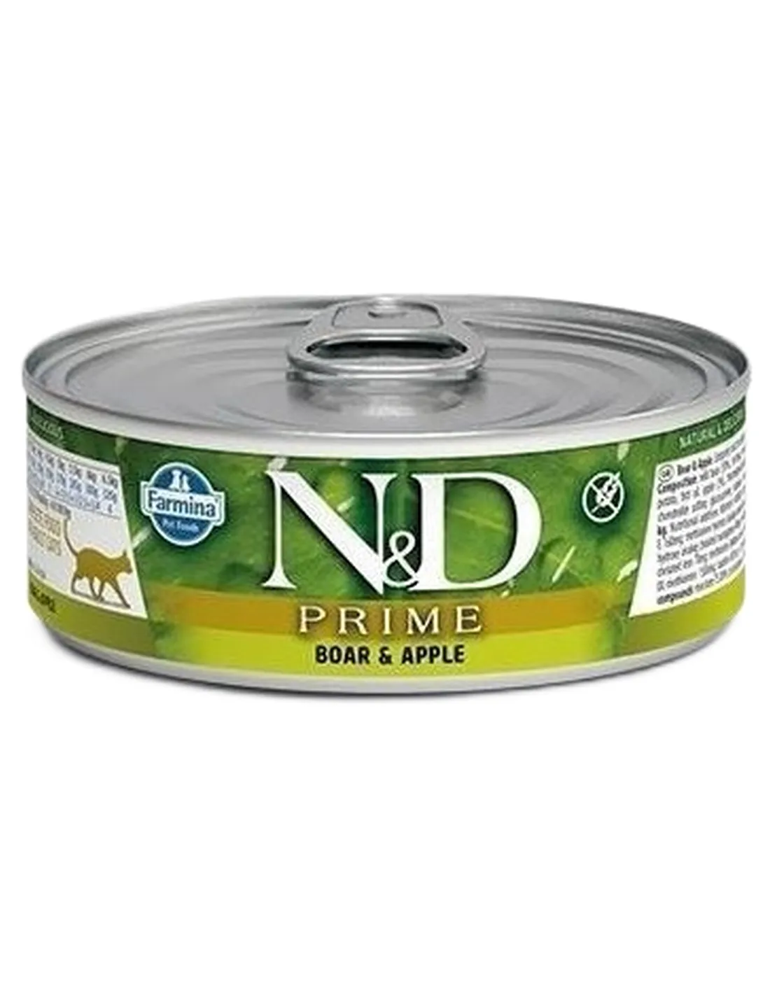 Farmina ned prime gatto cinghiale e mela 80 gr  