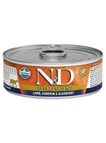 Farmina ned pumpkin grain free gatto agnello zucca e mirtillo 70 gr