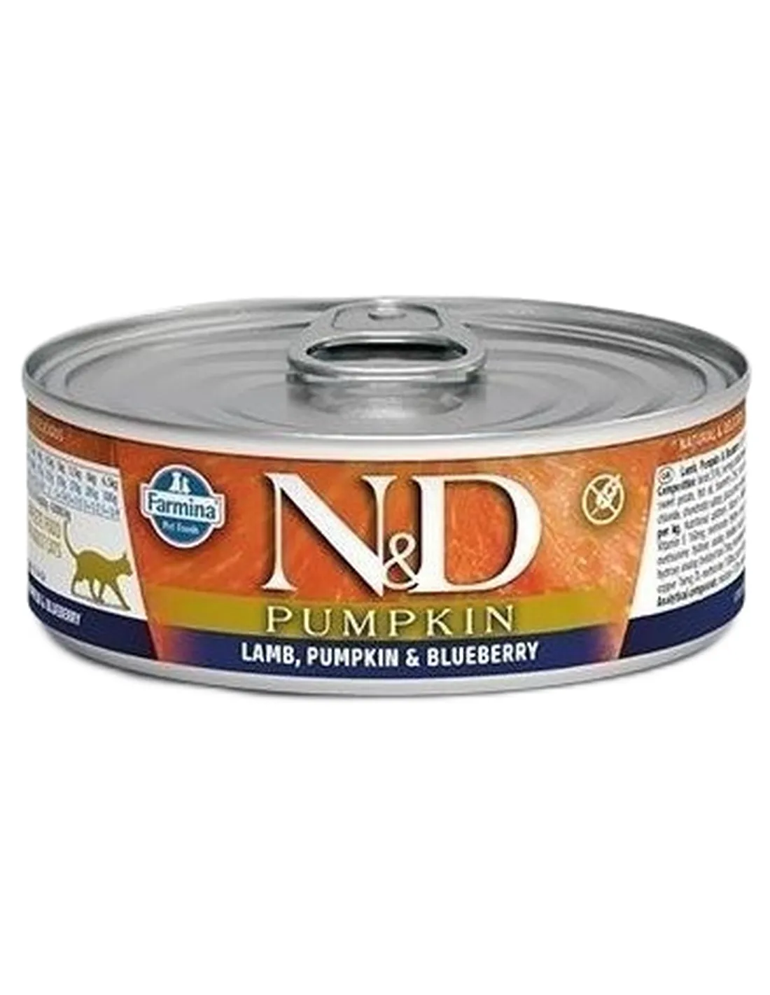 Farmina ned pumpkin grain free gatto agnello zucca e mirtillo 70 gr  