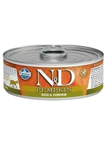 Farmina ned pumpkin grain free gatto anatra e zucca 80 gr  