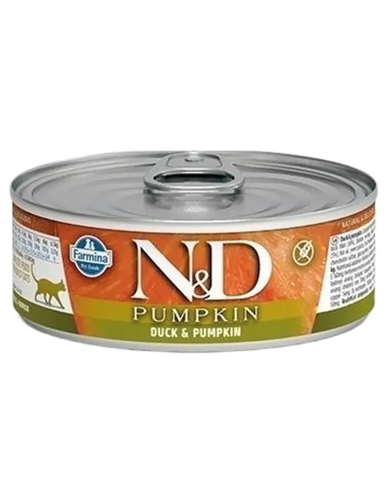 Farmina ned pumpkin grain free gatto anatra e zucca 80 gr  