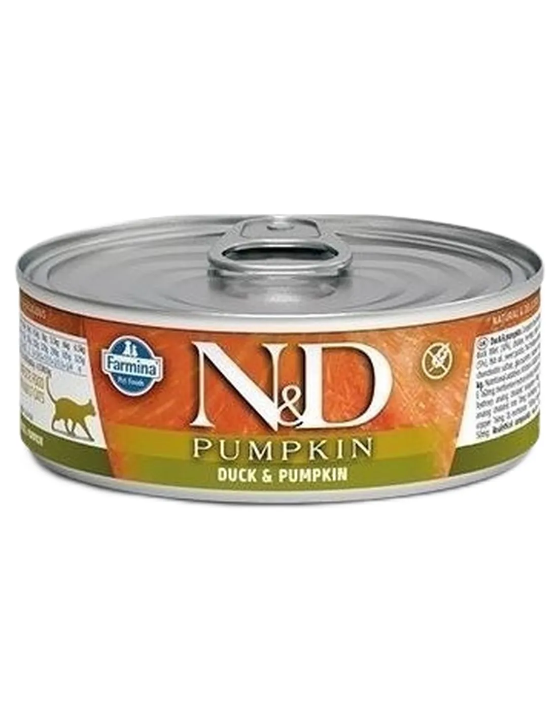 Farmina ned pumpkin grain free gatto anatra e zucca 80 gr  