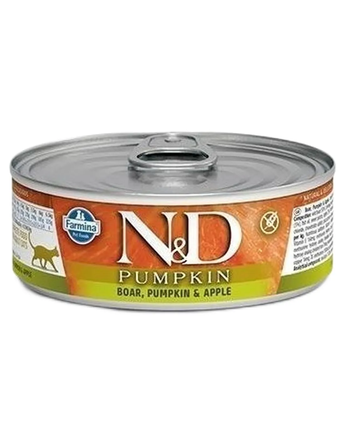 Farmina ned pumpkin grain free gatto cinghiale zucca e mela 80 gr  