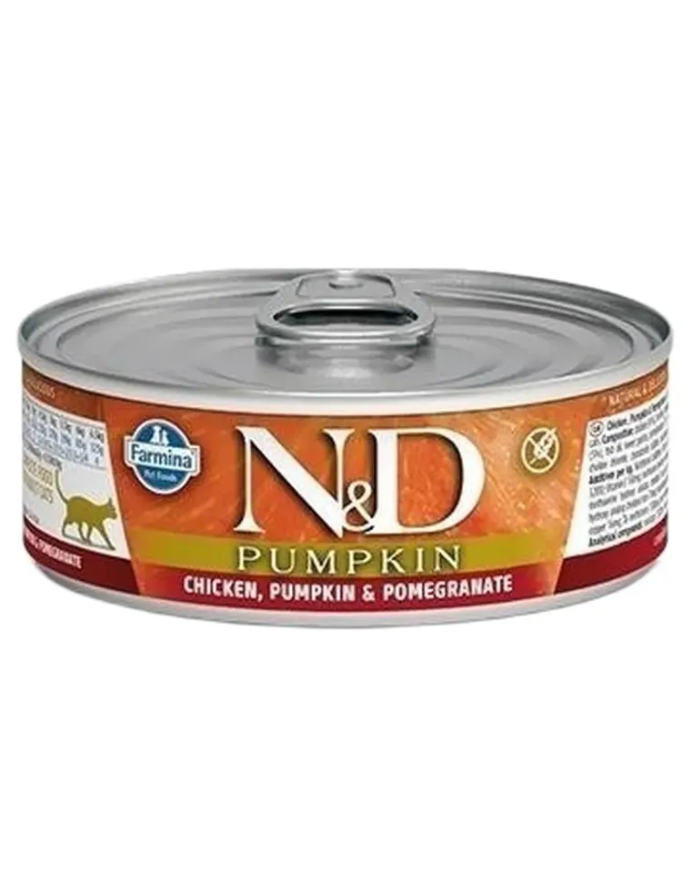 Farmina ned pumpkin grain free gatto pollo zucca e melograno 70 gr  