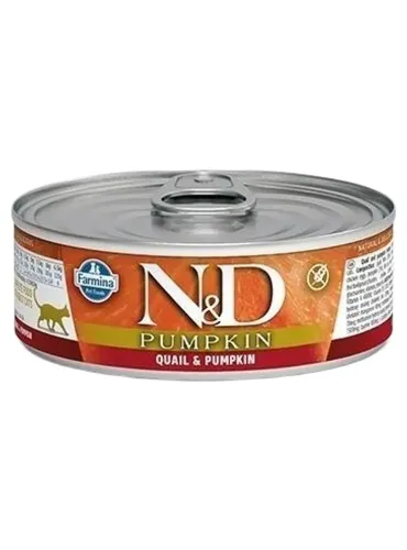 Farmina ned pumpkin grain free gatto quaglia e zucca 70 gr  
