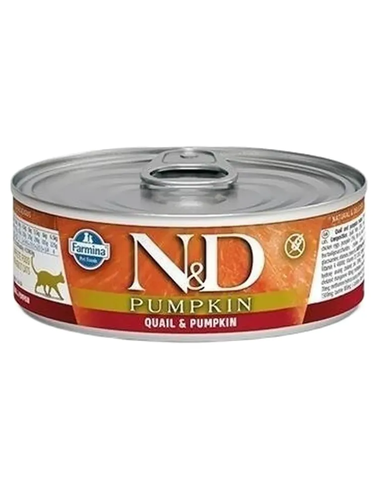 Farmina ned pumpkin grain free gatto quaglia e zucca 70 gr  
