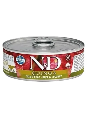 Farmina ned quinoa gatto skin e coat anatra e cocco 80 gr  