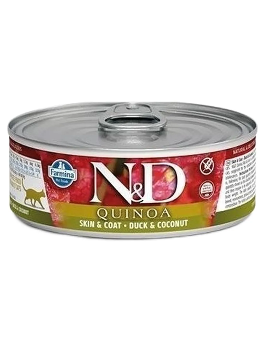 Farmina ned quinoa gatto skin e coat anatra e cocco 80 gr  