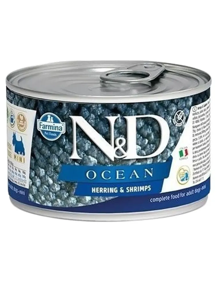 Farmina ned ocean adult mini aringa e gambero 140 gr  