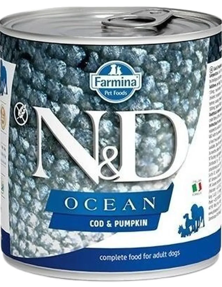 Farmina ned ocean adult merluzzo e zucca 285 gr  