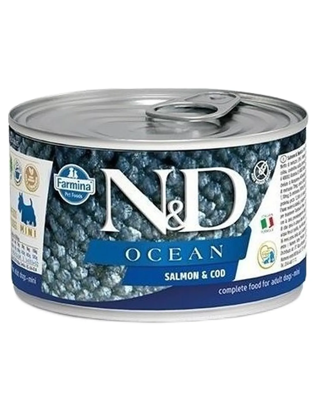 Farmina ned ocean adult mini salmone e merluzzo 140 gr  