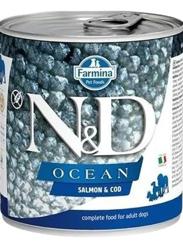 Farmina ned ocean adult salmone e merluzzo 285 gr  