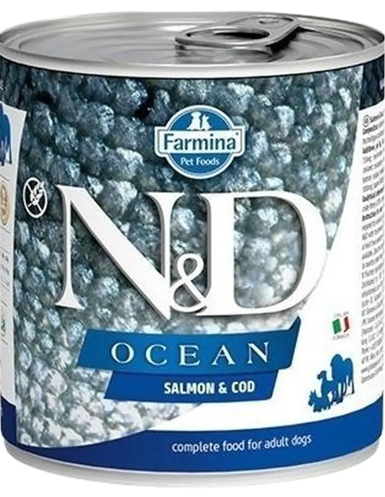 Farmina ned ocean adult salmone e merluzzo 285 gr  