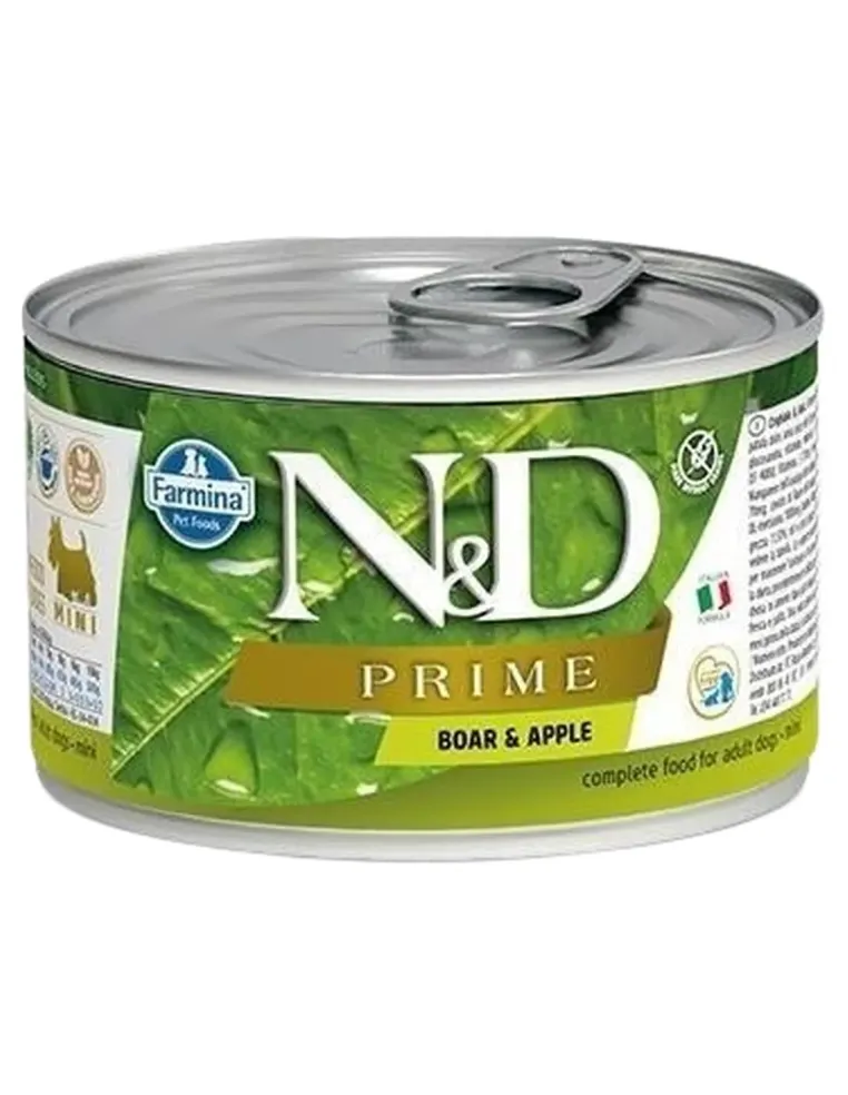 Farmina ned prime adult mini cinghiale e mela 140 gr  