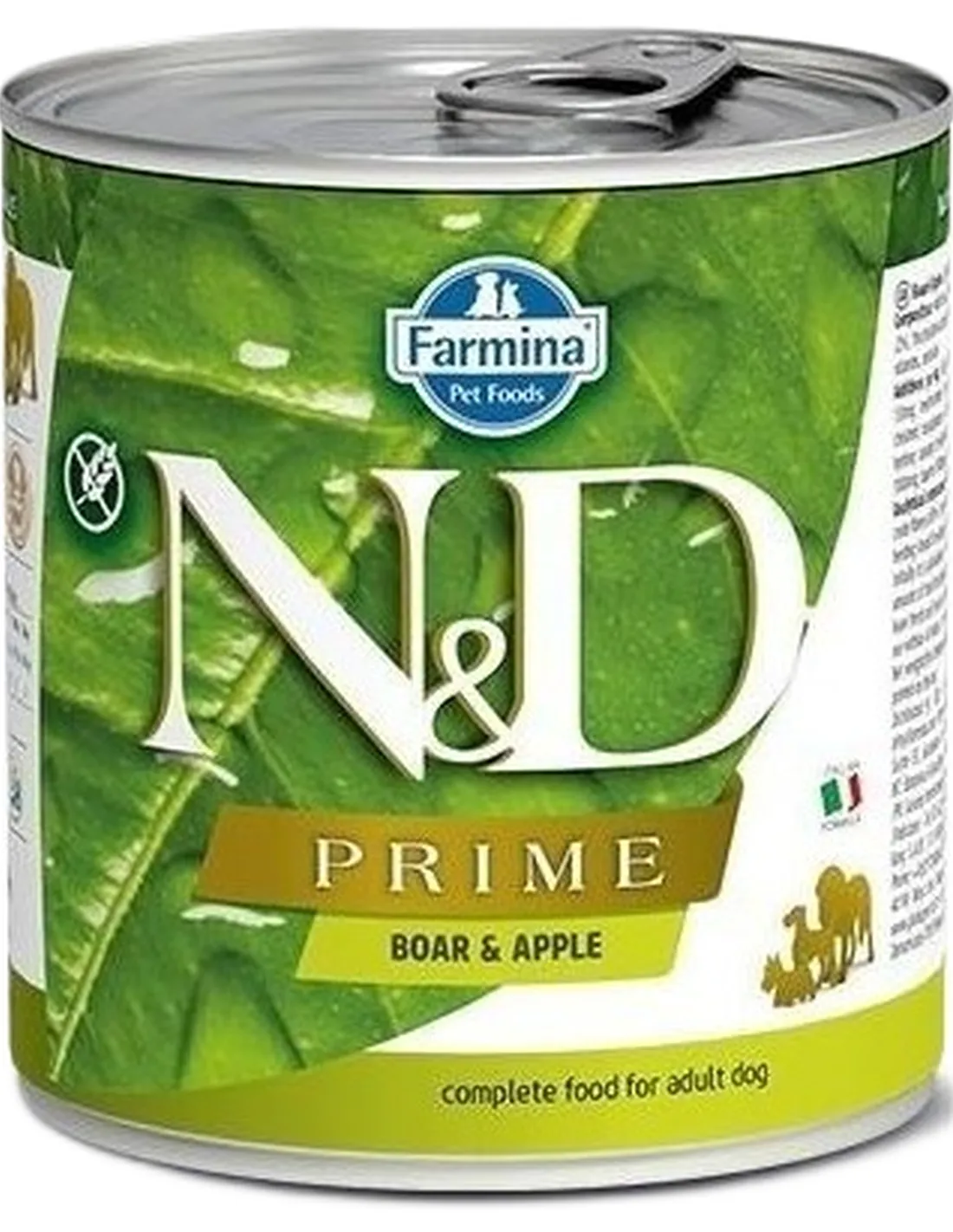 Farmina ned prime adult cinghiale e mela 285 gr  