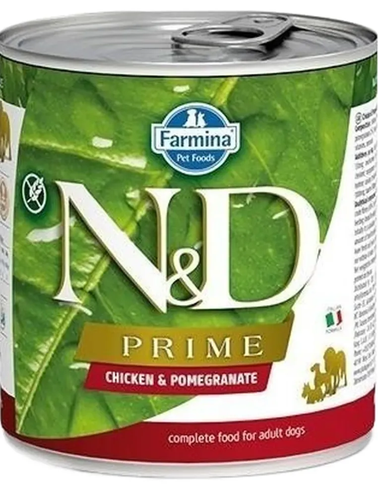 Farmina ned prime adult pollo e melograno 285 gr  