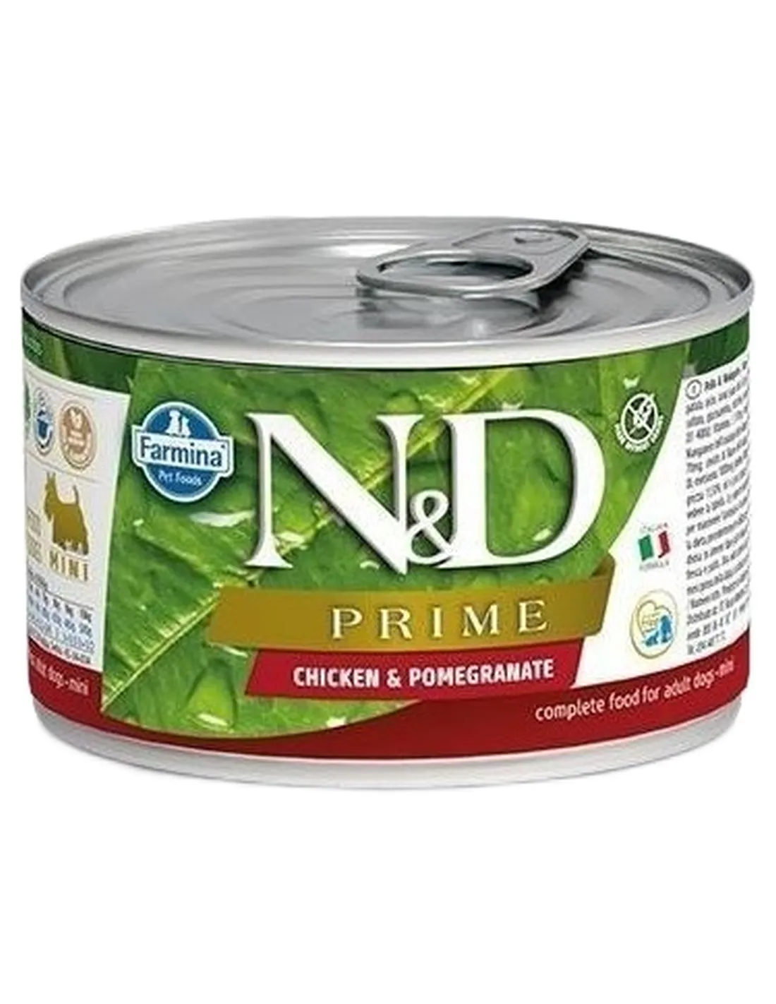 Farmina ned prime adult mini pollo e melograno 140 gr  