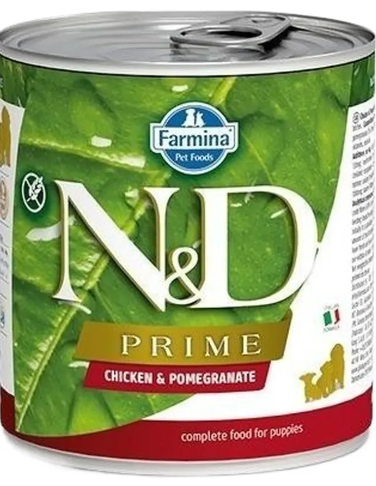 Farmina ned prime puppy pollo e melograno 285 gr  