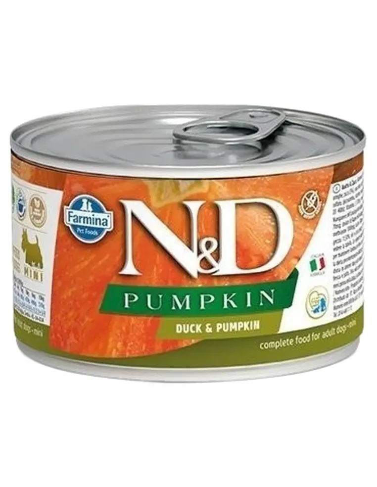 Farmina ned pumpkin adult mini anatra e zucca 140 gr  