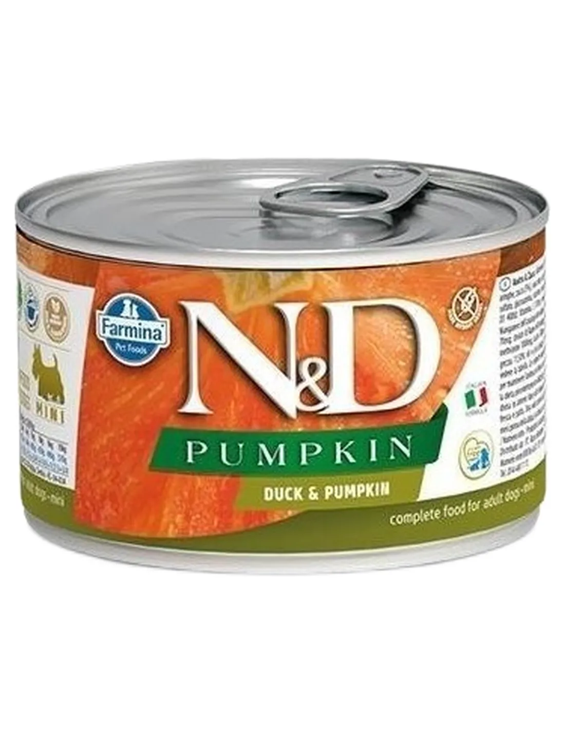 Farmina ned pumpkin adult mini anatra e zucca 140 gr  