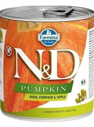 Farmina ned pumpkin adult cinghiale zucca e mela 285 gr  