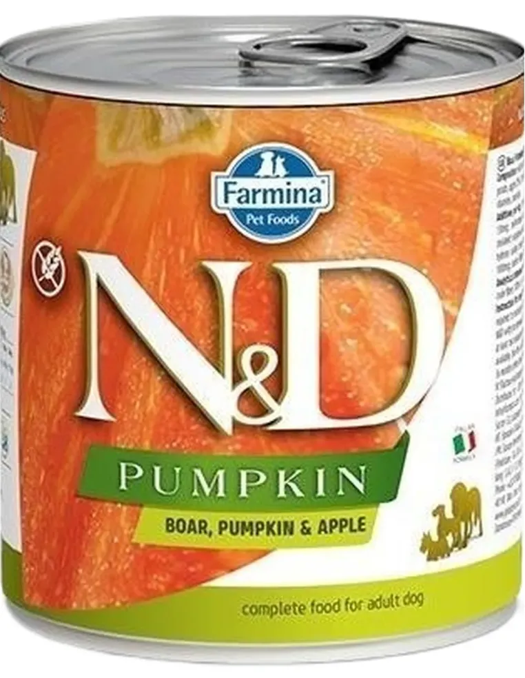 Farmina ned pumpkin adult cinghiale zucca e mela 285 gr  