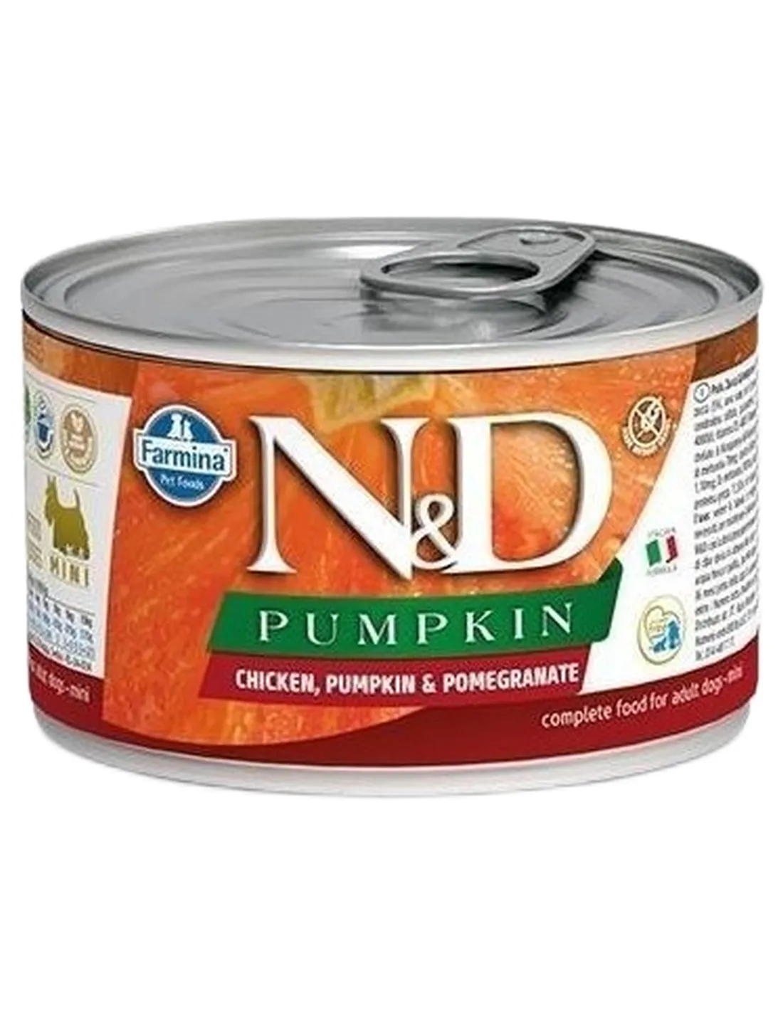 Farmina ned pumpkin adult mini pollo zucca e melograno 140 gr  