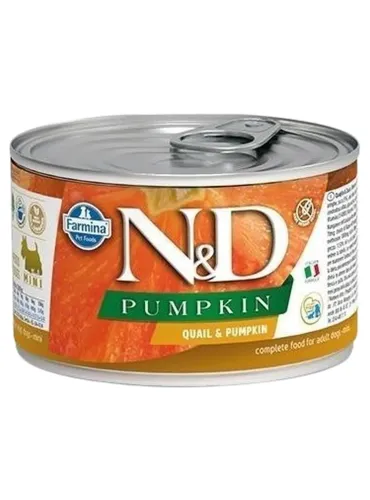 Farmina ned pumpkin adult mini quaglia e zucca 140 gr  