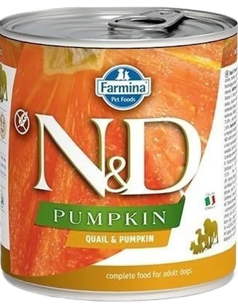 Farmina ned pumpkin adult quaglia e zucca 285 gr  
