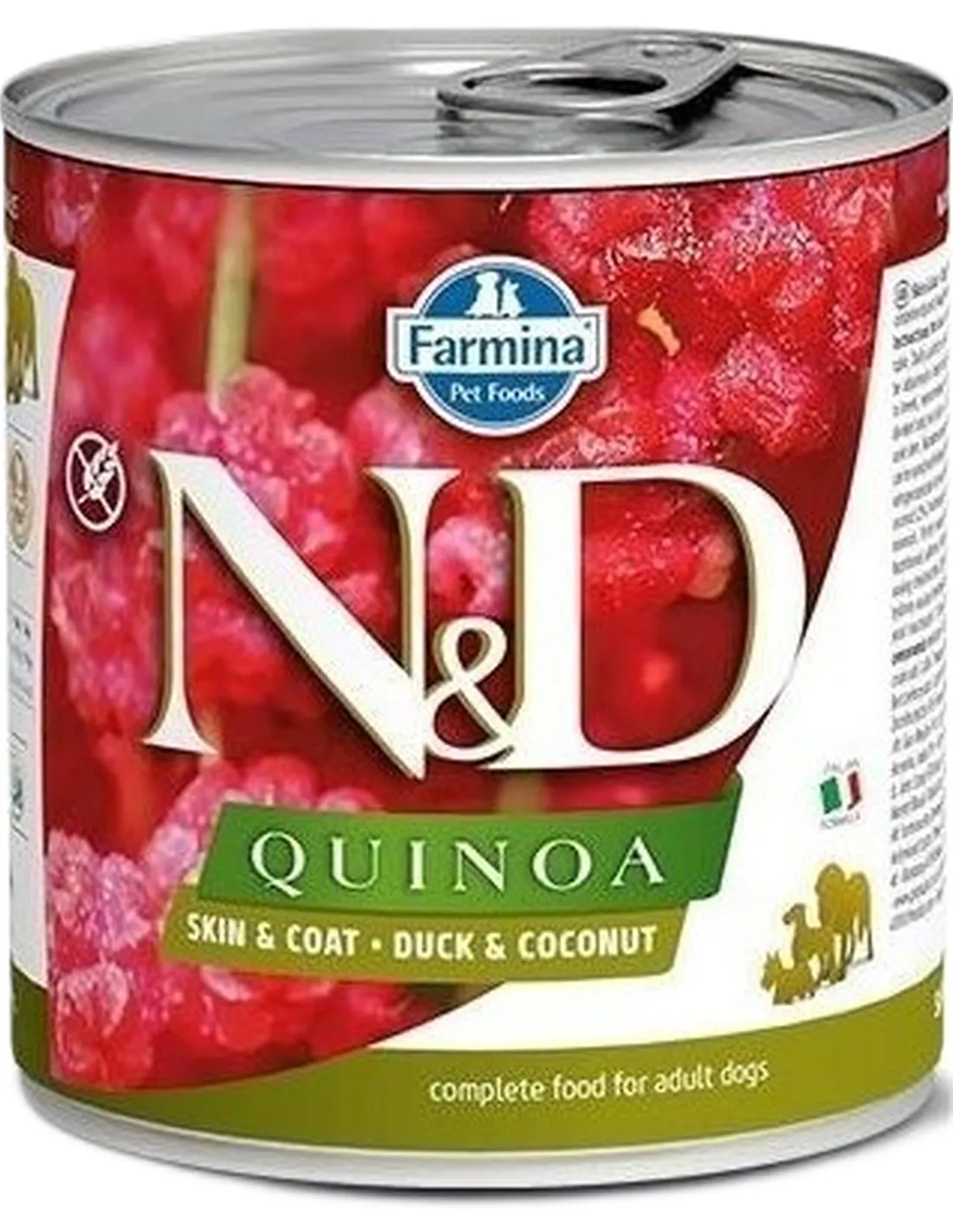 Farmina ned quinoa adult skin e coat anatra e cocco 285 gr   Farmina ned quinoa adult skin e coat anatra e cocco 285 gr