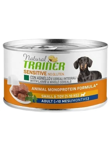 Natural trainer Sensitive No Gluten cane SmalleToy Adult agnello 150 gr  