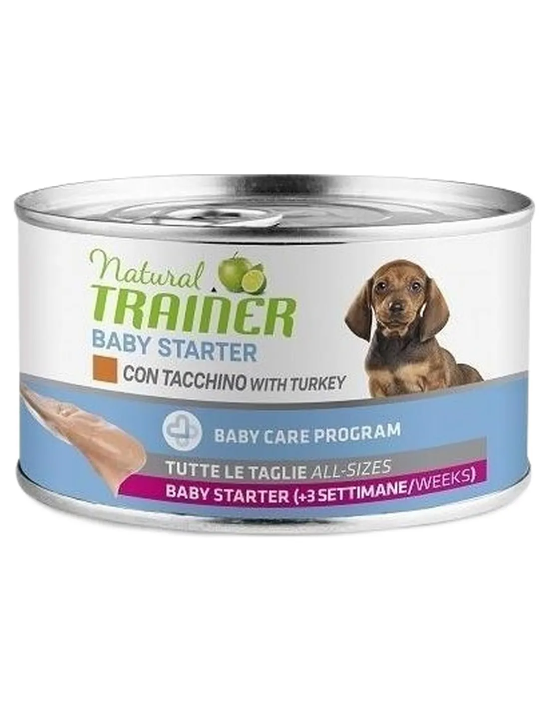 Natural trainer cane baby starter con tacchino 140 gr   Natural trainer cane baby starter con tacchino 140 gr