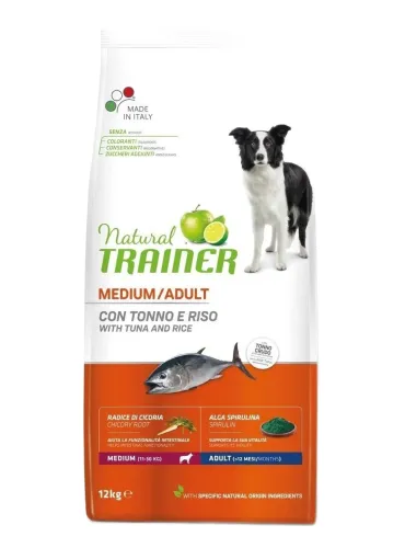 Natural trainer cane Adult Medium con tonno 12 kg