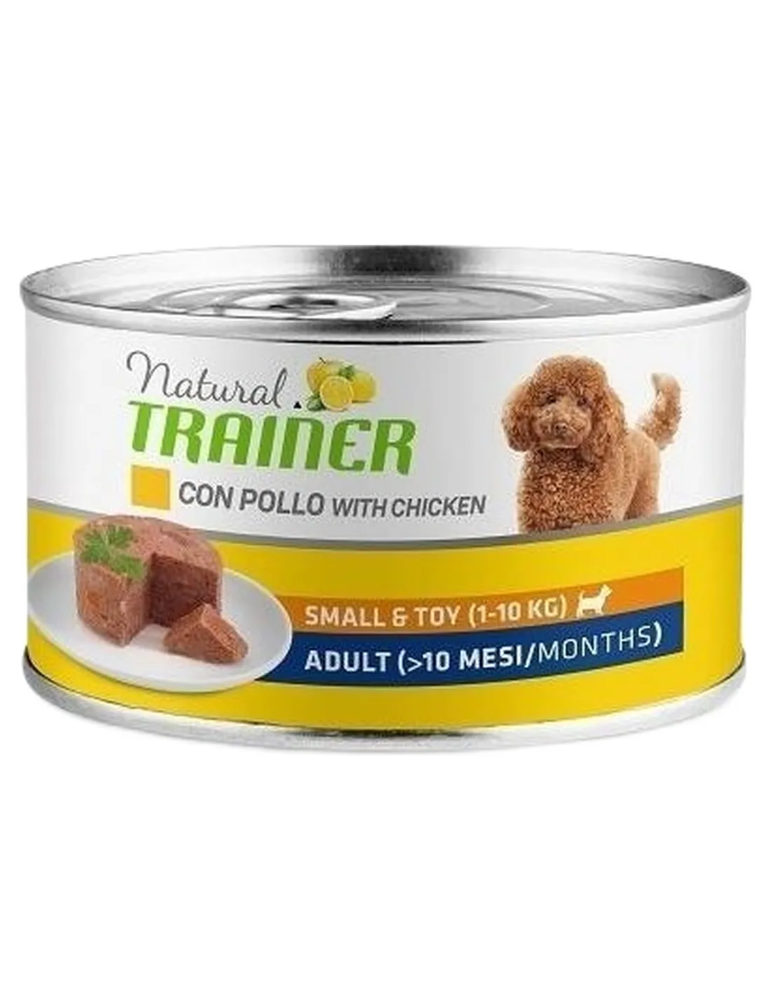 Natural trainer cane Adult small e toy con pollo 150 gr  