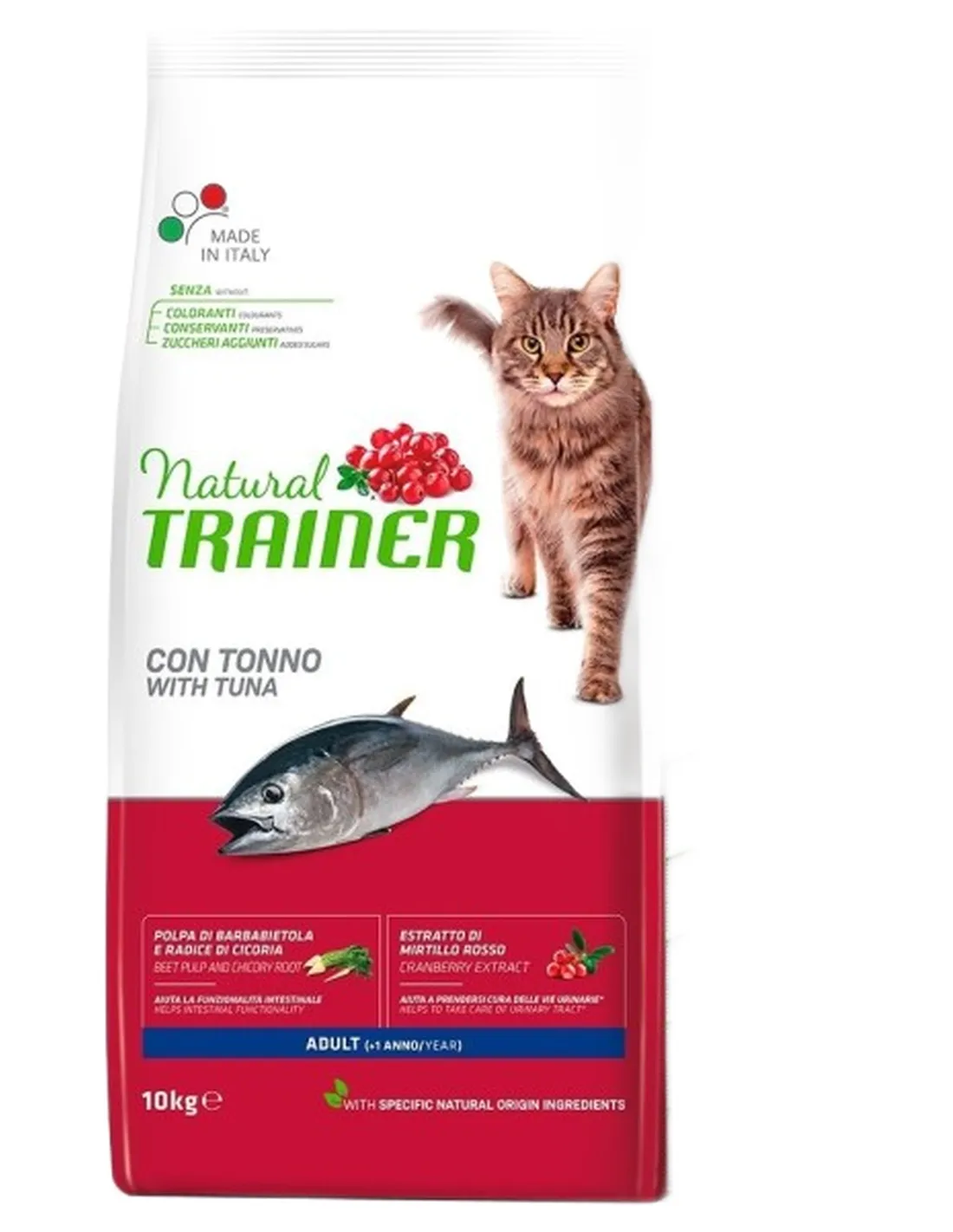 Natural trainer gatto Adult con tonno 10 kg  
