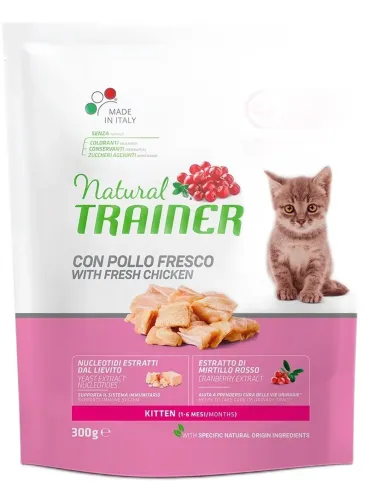 Natural trainer Kitten con Pollo Fresco 300 gr  